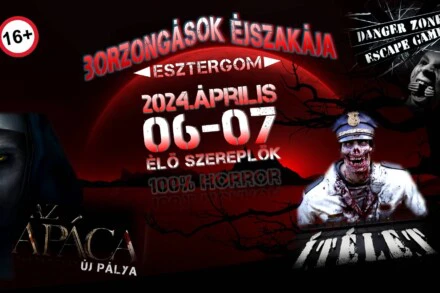 1. ábra a szabadulószoba Borzongások éjszakája / Esztergom Nyugat Magyarországról